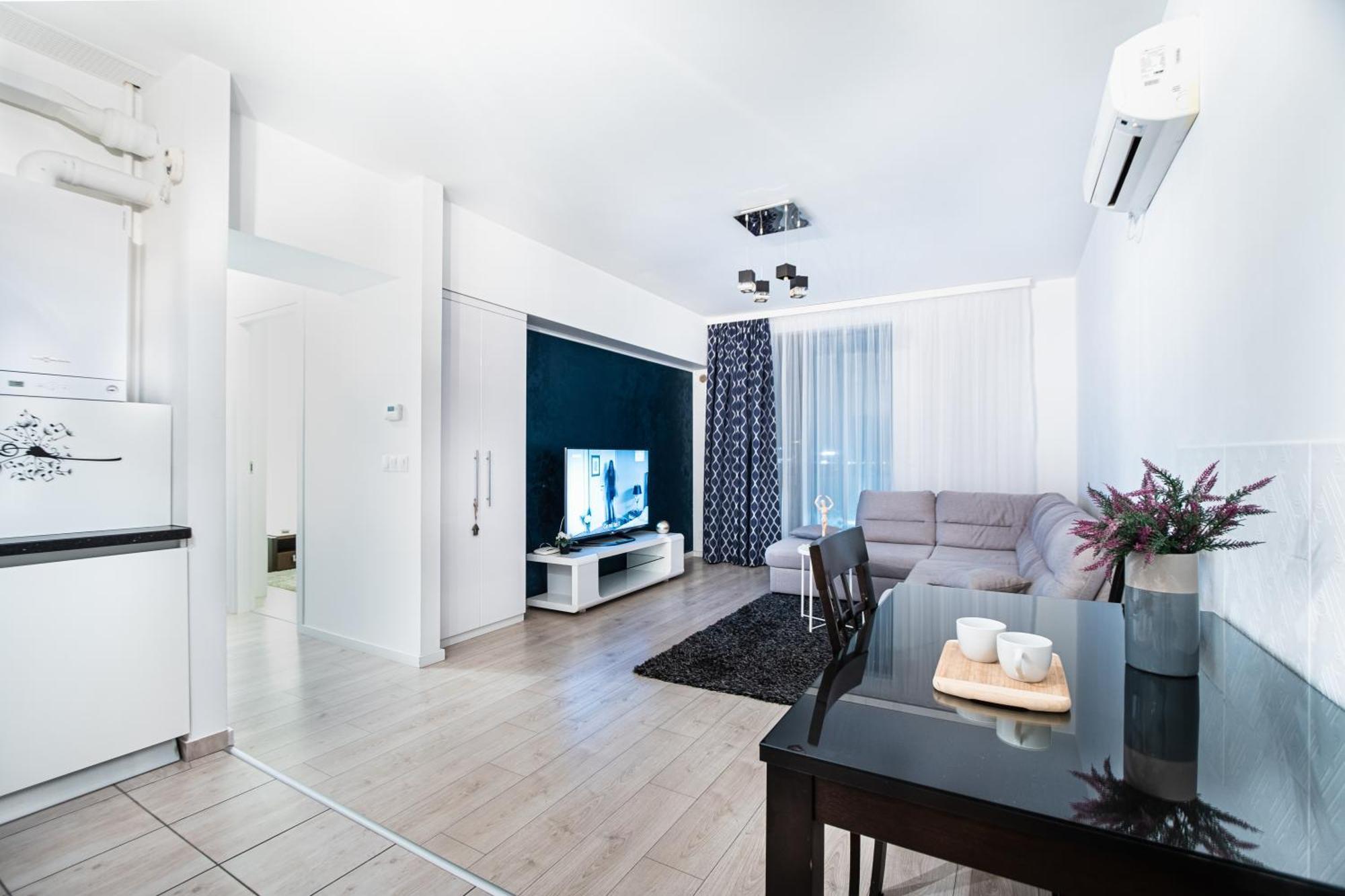 Appartamento Opal Luxury Aviatiei Bucarest Esterno foto
