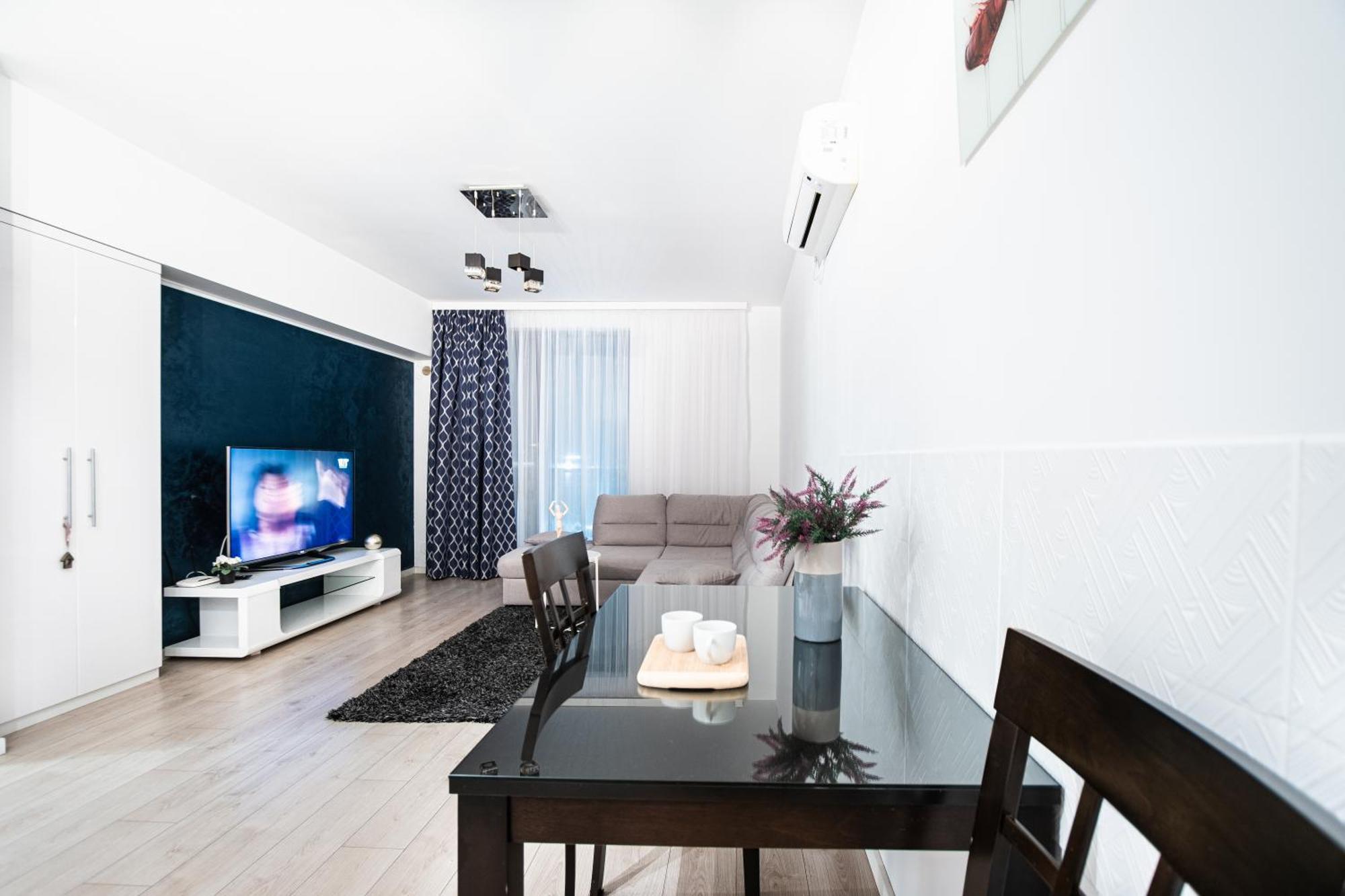 Appartamento Opal Luxury Aviatiei Bucarest Esterno foto